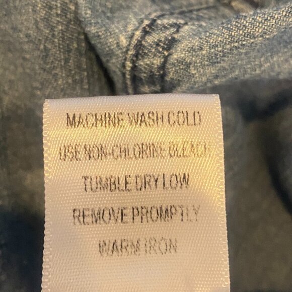 W.A.Y/Wonderful and Young Wide Leg Drawstring Waist Blue Jeans Sz S #134Q - Picture 7 of 7